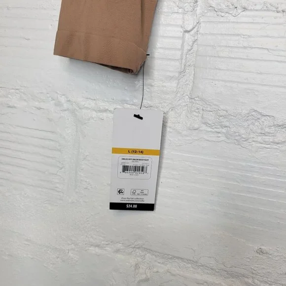 Sofia Jeans by Sofia Vergara Women's Large Off Shoulder Bodysuit Brown - Picture 3 of 5